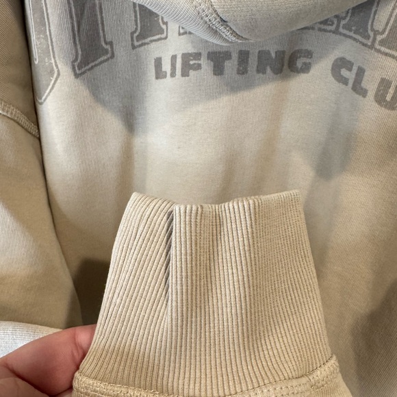 Gymshark HERITAGE WASHED HOODIE Oversized Fit Medium Tan - Picture 4 of 13